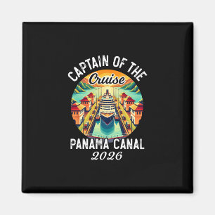 Íman Capitão do Cruzeiro 2026 Canal do Panamá Vintage G
