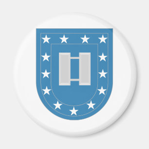 Íman Capitão Insignia do Exército Flash