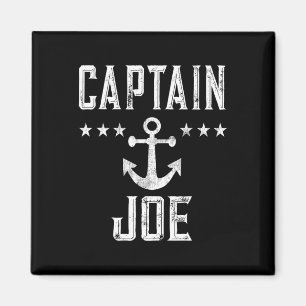 Íman Capitão Joe - Barco náutico retrô personalizado