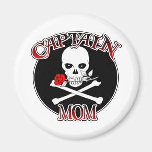 Íman Capitão Mãe (Rosa) Magnet