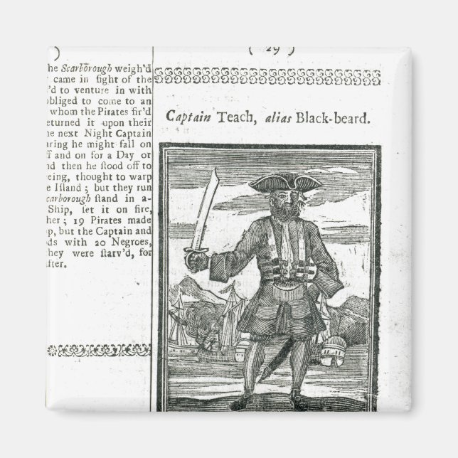 Íman Capitão Teach, Alias Black Beard (Frente)