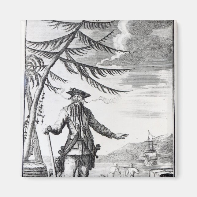 Íman Capitão Teach, comumente chamado Barba Negra (Frente)