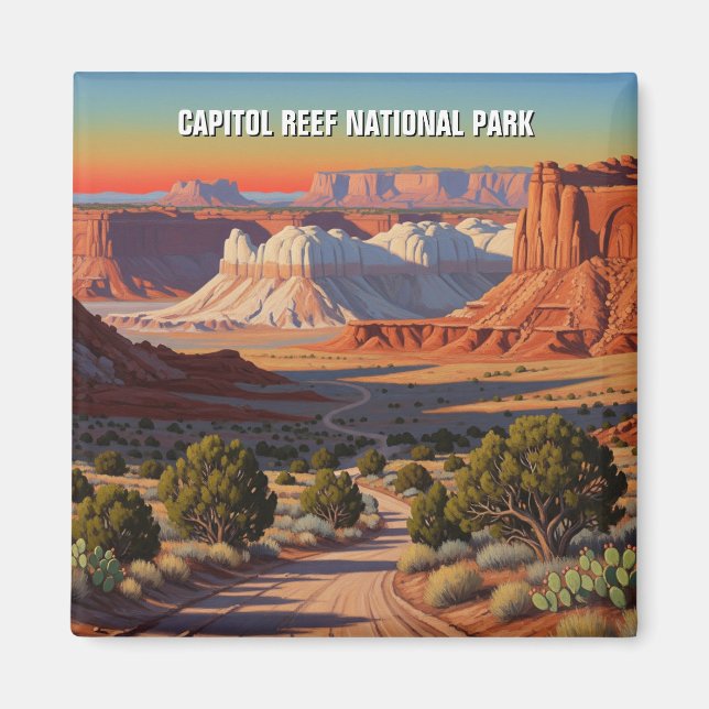 Íman Capitol Reef National Park Viagem Utah (Frente)
