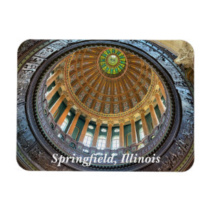 Íman Capitólio estadual de Illinois em Springfield, IL