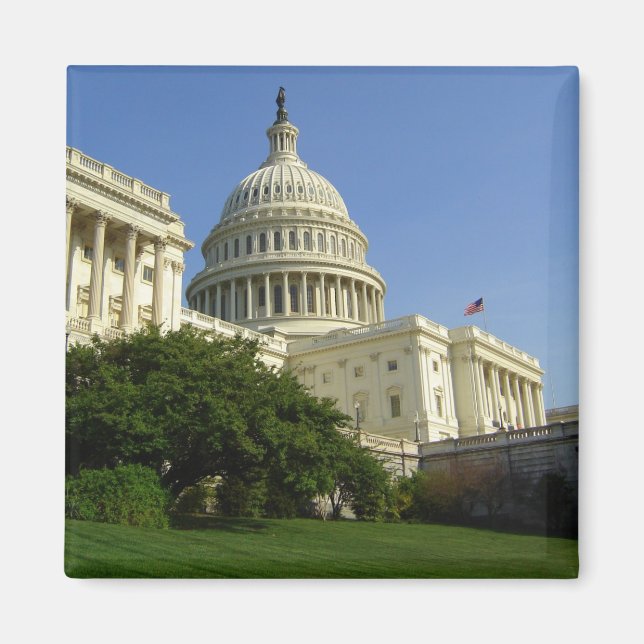 Íman Capitólio EUA Washington DC Magnets (Frente)