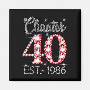 Íman Capítulo 40 Est 1986 Feliz 40º Aniversário Menina