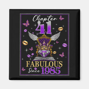 Íman Capítulo 41 Fabuloso Desde 1985 Aniversário de 41