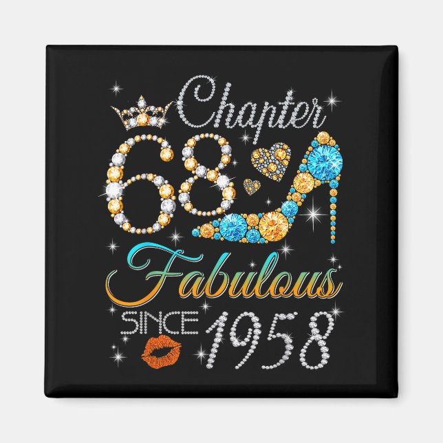 Íman Capítulo 68 Fabuloso Desde 1958 Aniversário de 68  (Frente)