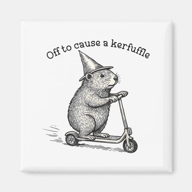 Íman Capivara De Scooter Causando Caos e Confusão (Frente)