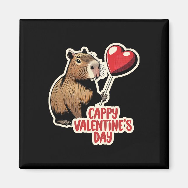 Íman Capivara do Dia dos Namorados  (Frente)