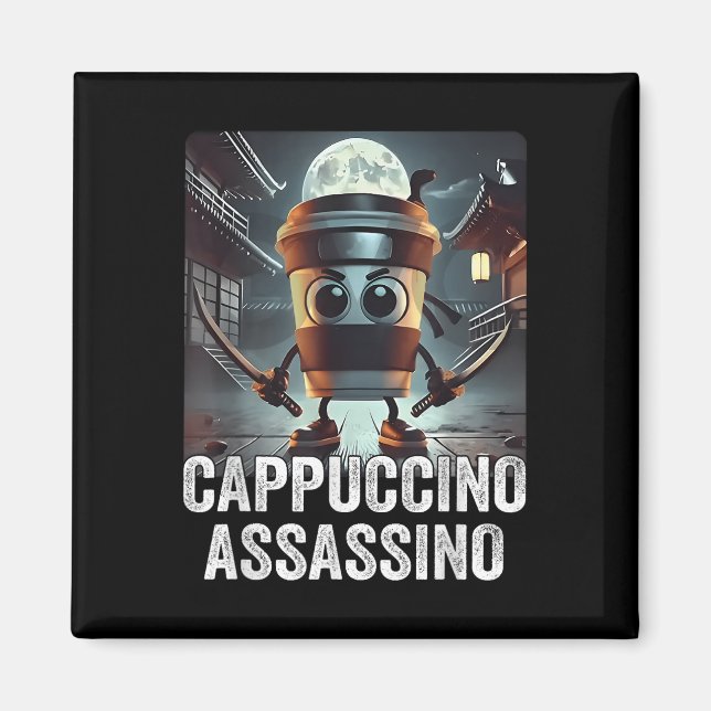 Íman Cappuccino Ino, Memória Do Brainrot Italiano, Espr (Frente)