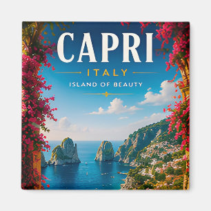 Íman 🏝️ Capri Itália Fuga Costeira Decoração de Casa �
