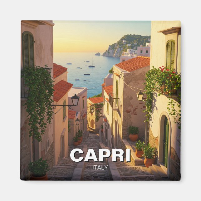 Íman Capri Itália Viagem (Frente)
