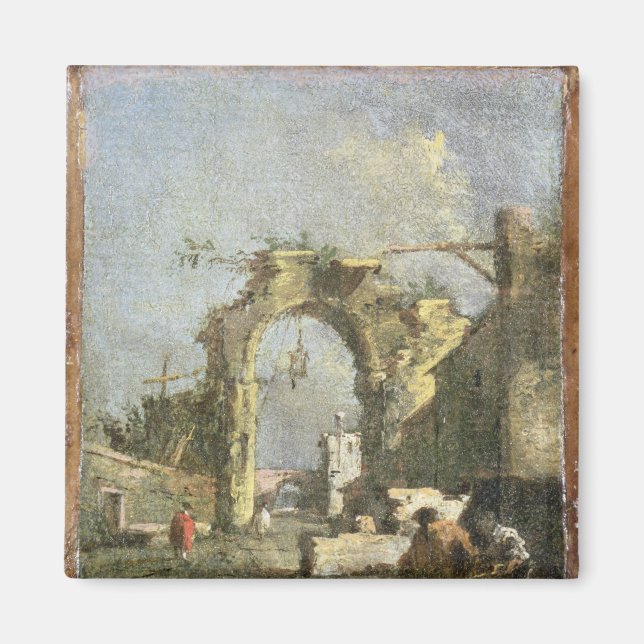 Íman Capriccio - Ruínas, século XVIII (Frente)