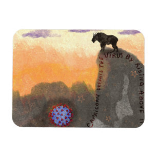 Íman Capricórnio combate o vírus