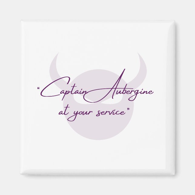 Íman Capt. EggPlant Magnet (Frente)