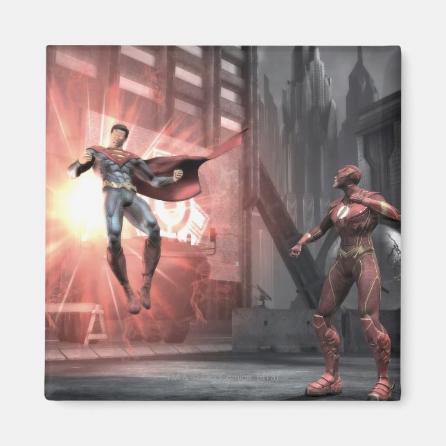 Íman Captura de tela: Super-Homem vs Flash (Frente)