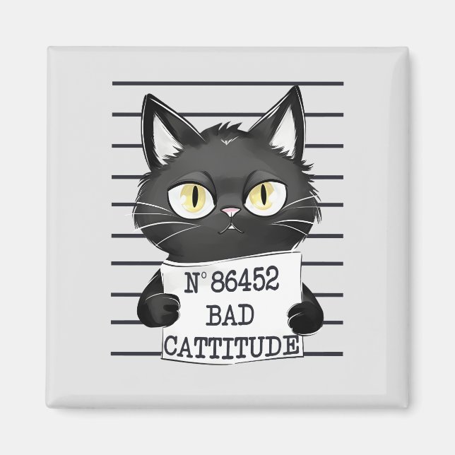 Íman Captura Má - Captura de Gato Negro (Frente)