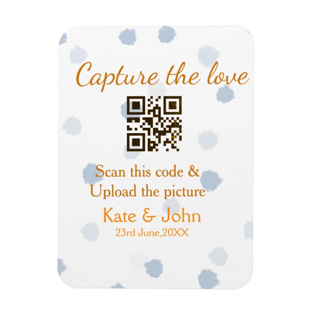 Íman Capturar o amor adicionar QR scan carregar imagem  (Vertical)