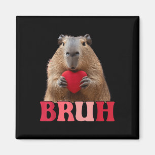 Íman Capybara Bruh Meme Engraçado Dizendo Adoltos Valen