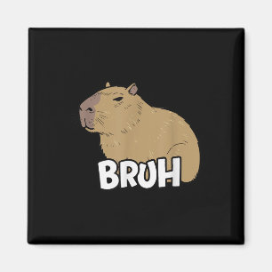 Íman Capybara Meme Dizendo Bruh Com Meninas Capybara