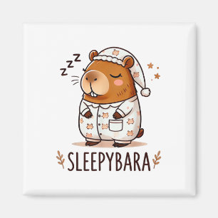 Íman Capybara Oficial do Sono Pijamas Nightgown Sleepyb