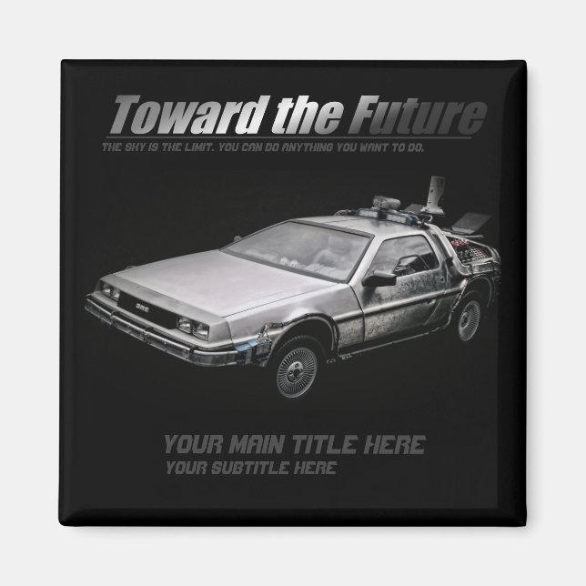 Íman Car：Square Magnet (Frente)