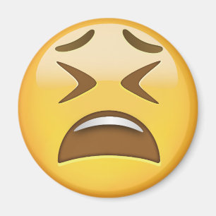 Íman Cara cansado Emoji