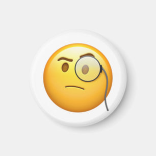 Íman Cara com Monocle - Emoji