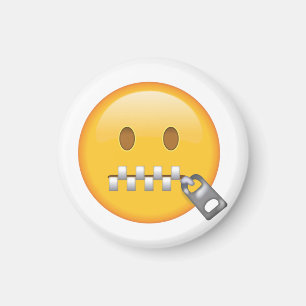 Íman Cara da Zipper-Boca - Emoji