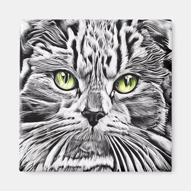 Íman Cara de gato (Frente)