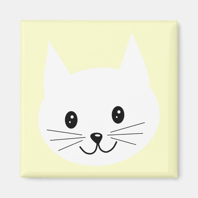 Íman Cara De Gato Bonita. (Frente)