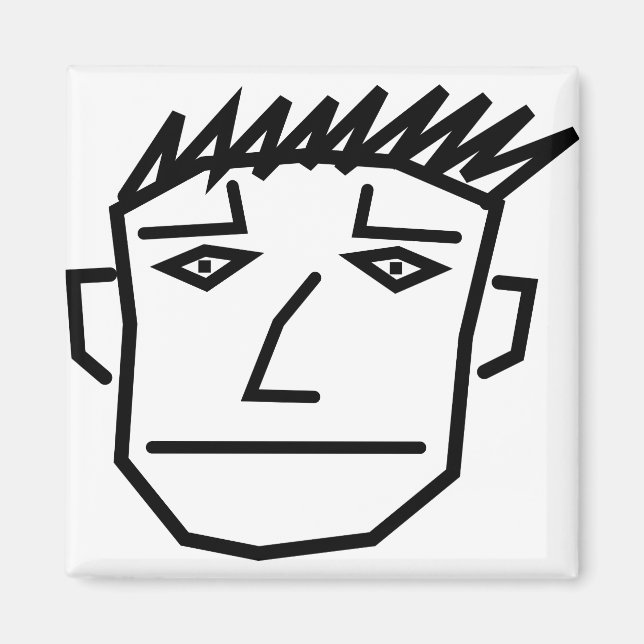 Íman Cara de homem (Frente)