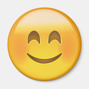 Íman Cara de sorriso com olhos de sorriso Emoji