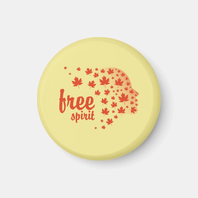 Íman Cara del espíritu libre, otoño (Frente)