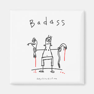 Íman Cara do cobra de Badass