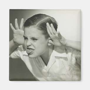 Íman Cara do fazer do menino