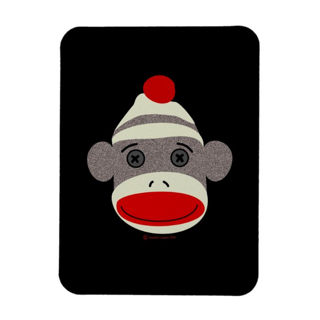 Íman Cara do Macaco Sock (Vertical)