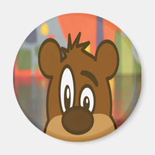 Íman Cara do urso de Brown