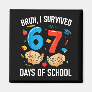 Íman Cara Eu Sobrevivi 67 Dias De Escola Engraçado Seis