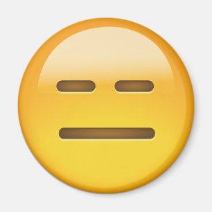Íman Cara Expressionless Emoji