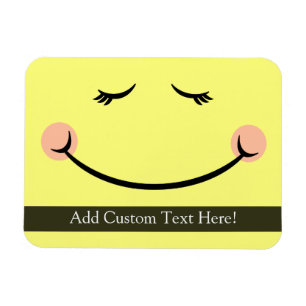 Íman Cara feliz sonolento de Kawaii