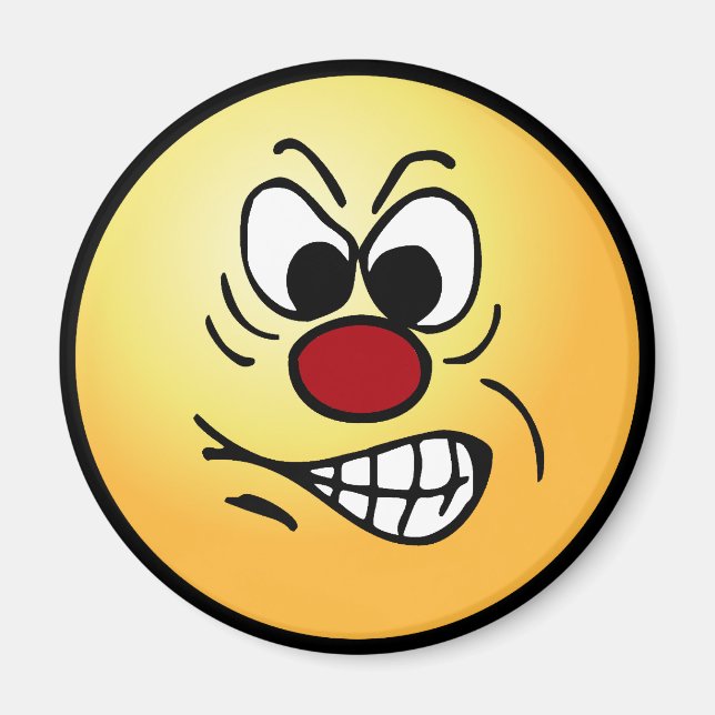 Íman Cara frustrante Grumpey (Frente)