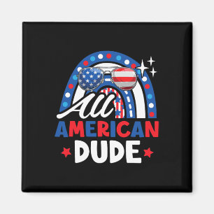Íman Cara Legal Americana Engraçado 4 de Julho Patrióti