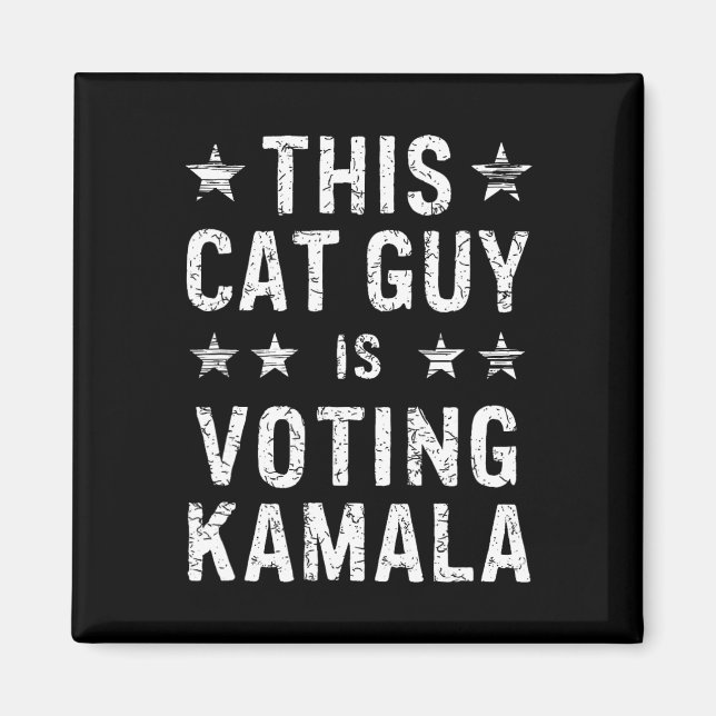 Íman Cara para Kamala Vote Azul 2024 Presidente Harris  (Frente)