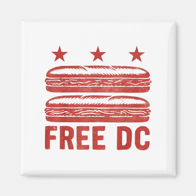 Íman Cara Sanduíche De Dc Sub-Sandwich Gratuita (Frente)