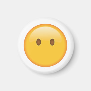 Íman Cara sem boca - Emoji