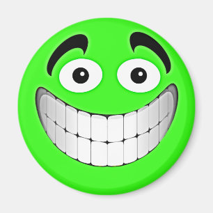 Íman Cara verde grande verde