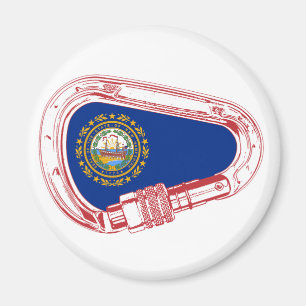 Íman Carabineiro de subida da bandeira de New Hampshire