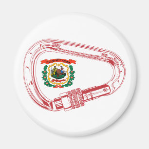 Íman Carabineiro de subida de bandeira da Virgínia Ocid